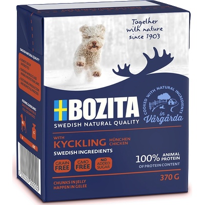 Bozita Dog Junior: нежно пилешко месо в желе 370 г