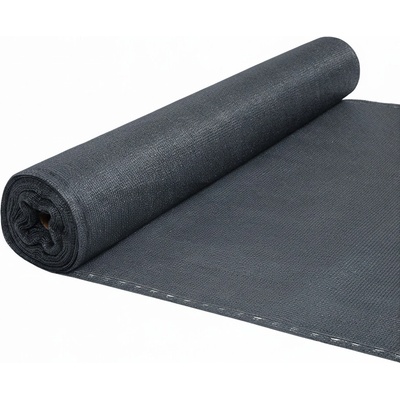 Gtex Stínící tkanina na plot rašlový úplet 100 %, 200 g/m², 150 cm x 10 m antracit