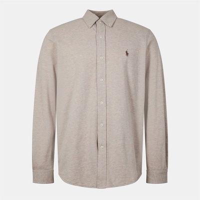 Ralph Lauren Риза Polo Ralph Lauren Men's Slim Fit Button-Down Plain Shirt - Tuscan Beige