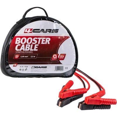 4CARS Štartovací kábel 400AMP, 5.0MM2, 2.5M (678)