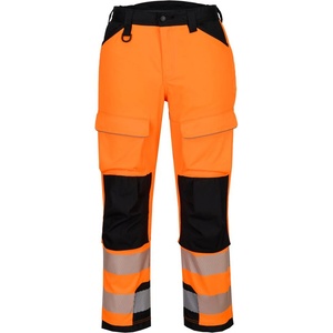 Portwest hi-vis pw3 КОЛЯС t142 / Мъжки светлоотразителен панталон - оранжев/черен uk 44/eu 60 (t142obr44)