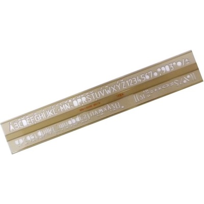 Šablóna písmen 10mm 748039