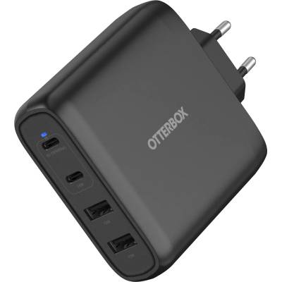 OtterBox OB стандартно EU зарядно за контакт/100W GaN 2xUSB-C+2xUSB-A USB-PD (78-81343)