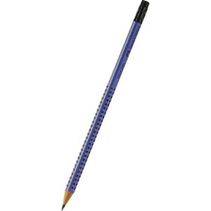 Faber-Castell Графитен молив с гума, B, триъгълен, FABER-CASTELL „Grip 2001, син 217251 (217251)