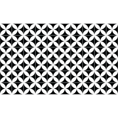 Ambiance Sada 60 nástěnných samolepek Ambiance Wall Decal Cement Tiles Aniello, 15 x 15 cm