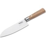 Böker - Дамасков кухненски нож сантоку DAMAST OLIVE 17, 2 см маслинова дървесина (GG834)