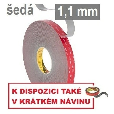 3M VHB GPH-110GF Obojstranne silne lepiaca páska 1,1 mm 25 mm x 33 m
