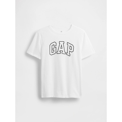 GAP dětské tričko s logem bílá
