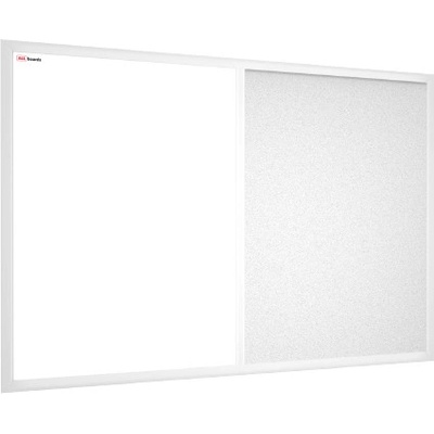 Allboards tabule COMBI bílý korek a magnetická bílá 90 x 60