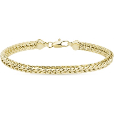 Biju DUBAI 2827 Pozlacený náramek hadí kůže 2002827