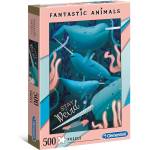 Clementoni Пъзел 500 части Нарвал Fantastic animals Narwhal Клементони Clementoni 35070