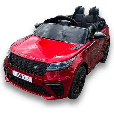 ROLLZONE Range Rover Velar 12V - Детски акумулаторен джип, Червен, EVA гуми (QY2088-red)