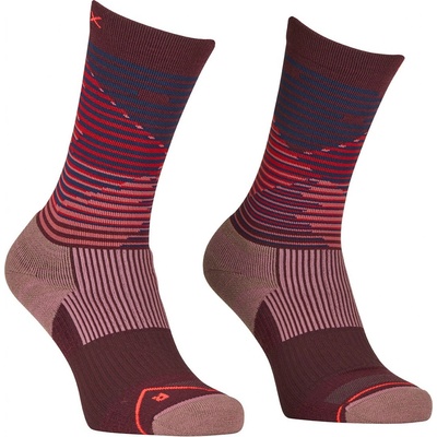 Ortovox W's All Mountain Mid Socks dámske ponožky winetasting
