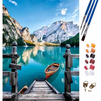 Maaleo 22785 Malování podle čísel Horská krajina 40 x 50 cm – Zboží Dáma