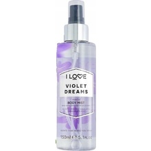 I Love osviežujúca telová hmla Violet Dreams 150 ml