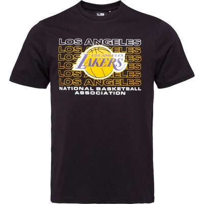 New Era La Lakers NBA Stack wordmark čierne žlté biele fialové
