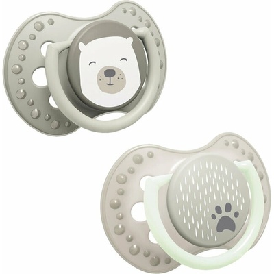 Lovi Šidítko dynamické silikon Buddy Bear 2 ks