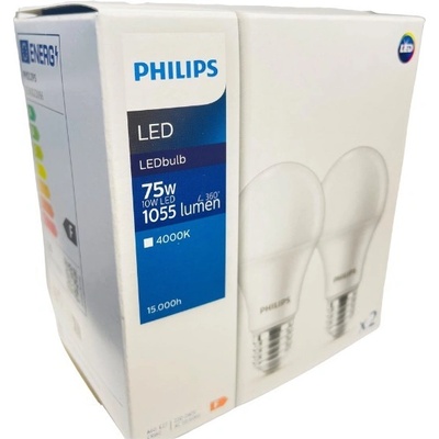 Philips LEDbulb 10-75W A60 E27 840