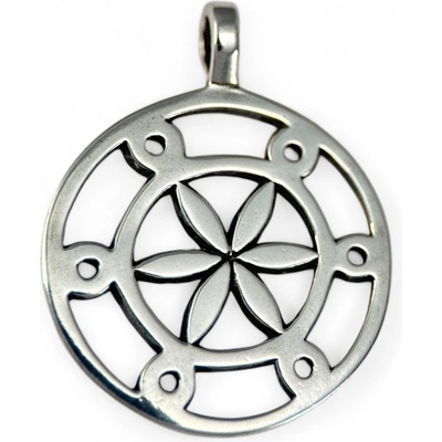 Drakkaria SLOVANSKÉ SLUNCE stříbrný přívěšek P10943