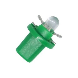 CarMart Лед крушки тип b8.5 12v/2w - зелен цвят