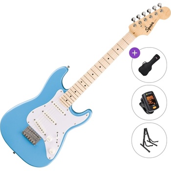 Squier Mini Stratocaster MN Basic SET California Blue Електрическа китара