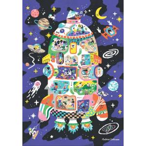 Grafika Art Puzzle - Puzzle Rocket House - 1 000 piese