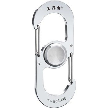 Sanrenmu Ключодържател карабинер от неръждаема стомана SK039E (d-32-128-4786)