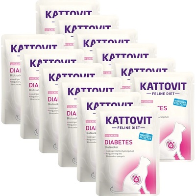 KATTOVIT Diabetes пастет с риба 12 x 85 г