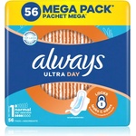 Always Ultra Normal Size 1 санитарни кърпи с крилца 56 бр