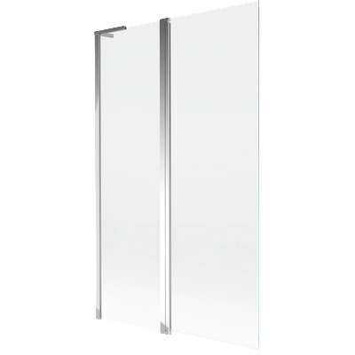 Mexen Mist L вана параван двукрилен 110 x 150 cm, прозрачен, хром - 8A9L-110-011-01-00 (8A9L-110-011-01-00)