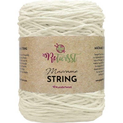 ReTwisst Macrame String 3 mm 07 slonová kost