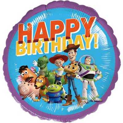 riethmüller Fóliový balónek Happy Birthday Toy Story 45 cm