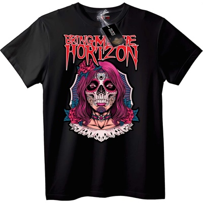 NOONEBRAND Тениска Bring Me The Horizon Ден на мъртвите - M, White
