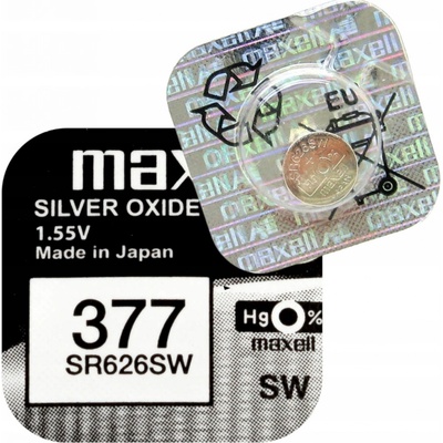 Maxell Silver Oxide 377 1ks 377/SR626SW/V377
