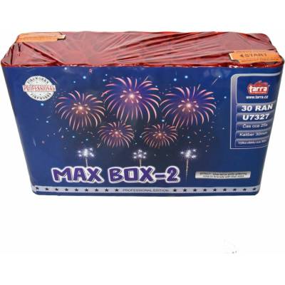 Ohňostroj Baterie výmetnic MAX BOX 2 30 ran 4 1 TARRA U7327