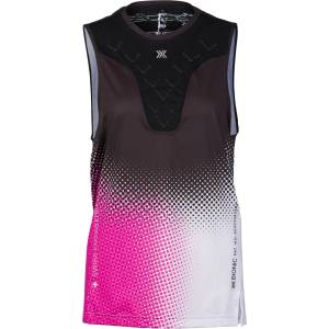 X-Bionic Дамска тениска X-Bionic Women's Corefusion Run Tank Running shirt - Dot Fade / Neo Pink / White (916-3656-0112)
