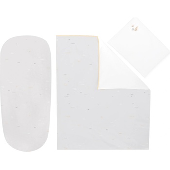 KikkaBoo Бебешки спален комплект за количка 6 части Seally Me (41101060143)