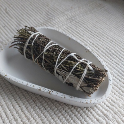 Purnama Rituals Vykuřovací svazek Bílá šalvěj a Rozmarýn 10 cm