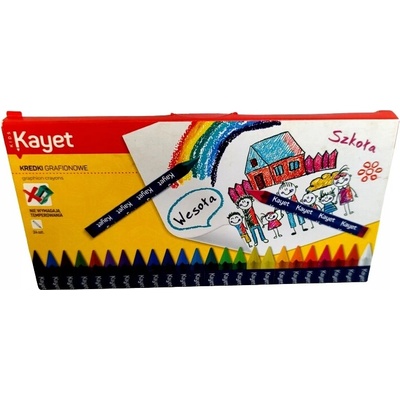 Kayet voskové pastelky 24 ks