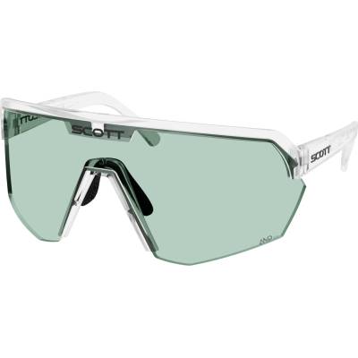 SCOTT Очила за колоездене Scott Sunglasses Sport Shield S1 Cycling glasses - Translucent / Glas: AMP Green - размер One Size (205-6822-0111)