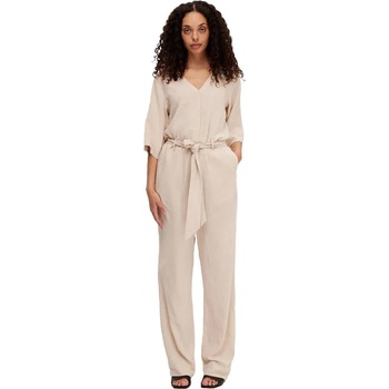 SELECTED Гащеризон Selected Viva 2/4 3/4 sleeve jumpsuit - Beige (Sandshell)