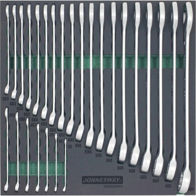 Jonnesway klíče očkoploché 6 - 32 mm velká sada 26 ks W26226KV