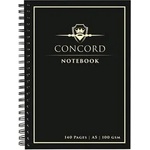 Concord Спирална тетрадка, a5, с подвързия, 70 страници, concord, черна 8959-con (8959-con)