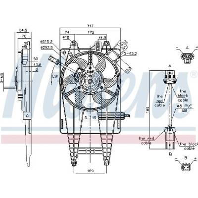 Ventilátor chladiče NISSENS 85162