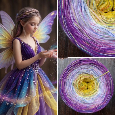 Příze Čarovné klbko (4n) 1000m Pixie Dust Magic Ball 01