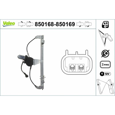 Mechanizmus zdvíhania okna VALEO 850169