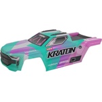 Arrma каросерия тюркоаз/розово: Mini Kraton