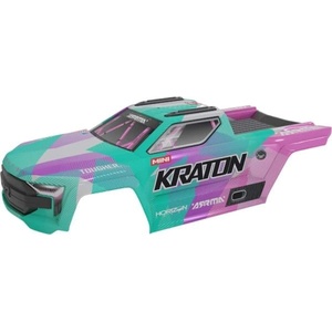 Arrma каросерия тюркоаз/розово: Mini Kraton