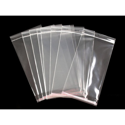 Prima-obchod PP sáček s lepicí klopou a závěsem 15x25,5 cm transparent 100 ks