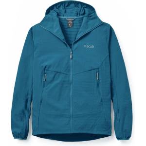 Rab Мъжко поларено яке Rab Quantra Pro Hoody Fleece jacket - Tempest Blue - размер XL (005-6966-0314)